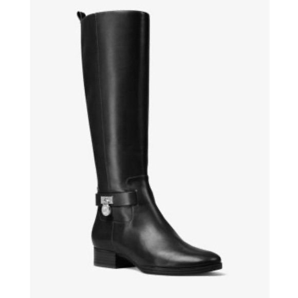 Michael Kors Shoes - Michael Kors Tall Black Leather Riding Boots